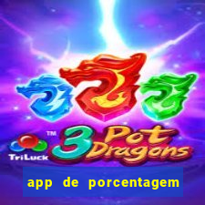 app de porcentagem de jogos slots